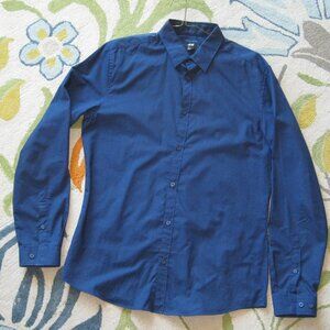 H&M men's oxford shirt blue size L